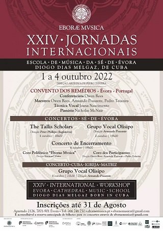 XXIV Jornadas Internacionais Escola de Música da Sé de Évora